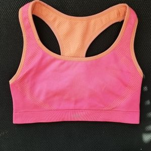 VSX pink orange sports bra